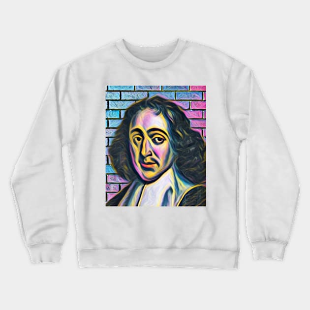 Baruch Spinoza Portrait | Baruch Spinoza Artwork 9 Crewneck Sweatshirt by JustLit